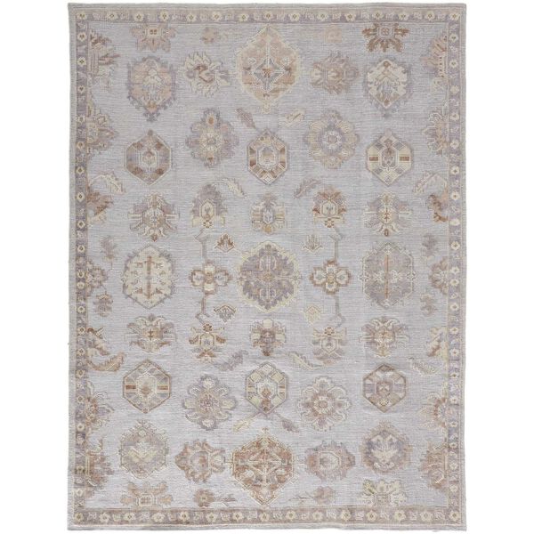 Wendover Ivory Silver Tan Area Rug, image 1