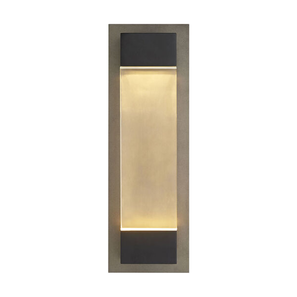 Charlie Aged Brass Two-Light LED Outdoor Wall Sconce, image 2