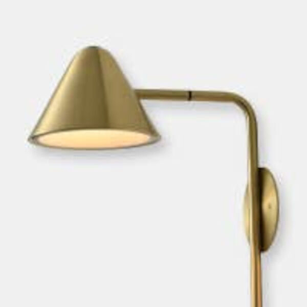Cove Brushed Brass LED Wall Sconce, image 4