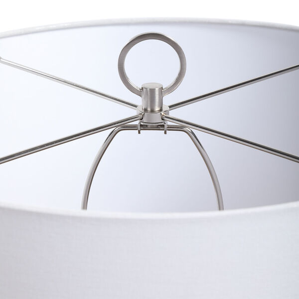 Cyprien Gray and White One-Light Table Lamp, image 7