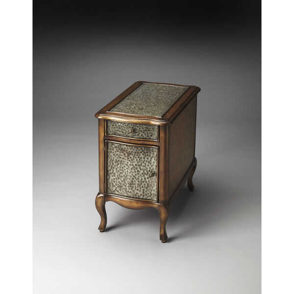 Bosworth Brown Chairside Table, image 1