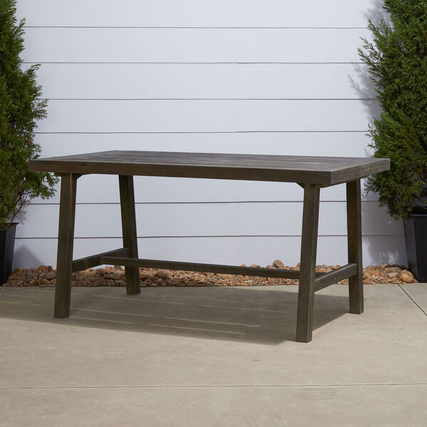 Renaissance Grey Outdoor Picnic Dining Table, image 2