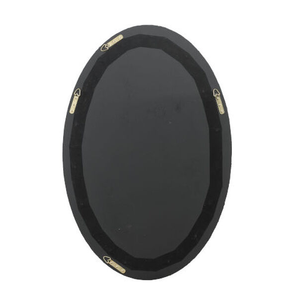 Ovation Black 24 x 36 Inch Oval Mirror, image 3