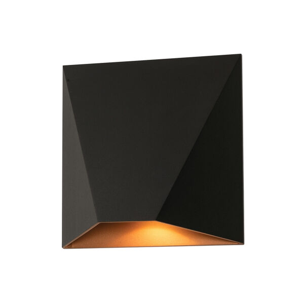 Kylo Black Outdoor Integrated LED Wall Sconce, image 1
