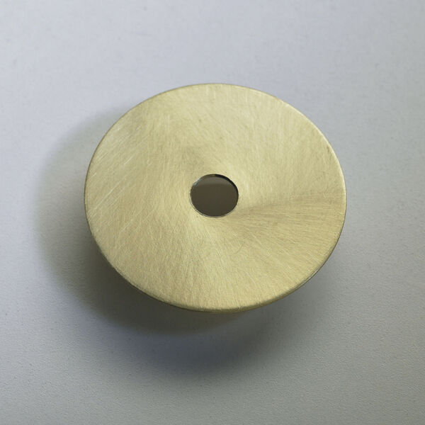 Funnel Satin Brass One-Light 8-Inch Mini Pendant, image 3