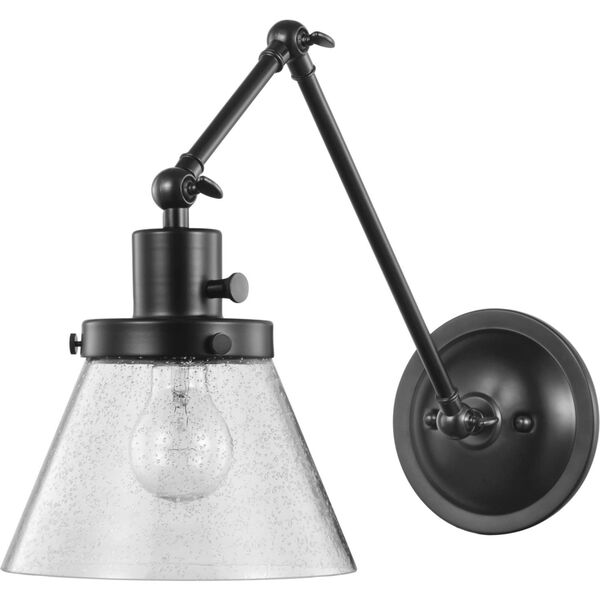 Hinton Black Eight-Inch One-Light ADA Wall Sconce, image 4
