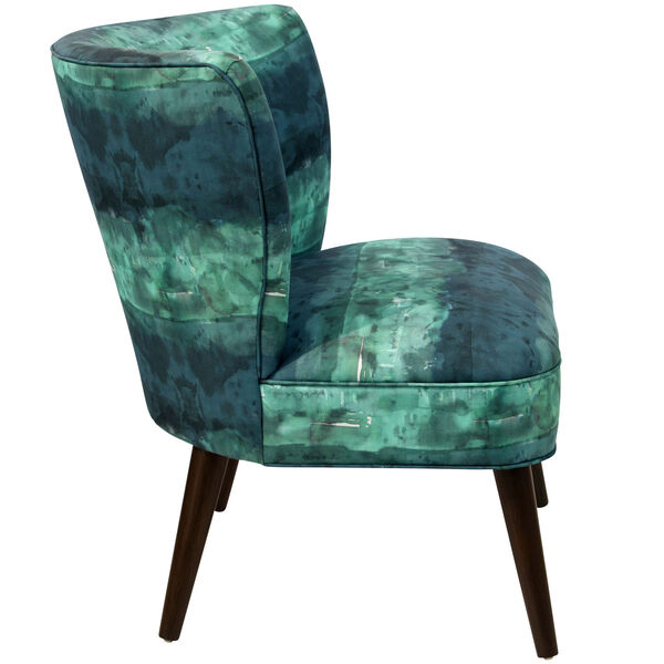 Watercolor Block Teal 35-Inch Chair, image 3