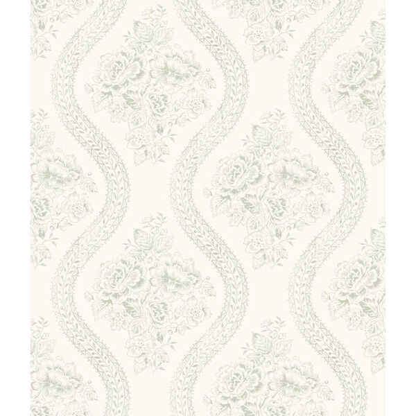 Coverlet Floral Removable Wallpaper- SAMPLE SWATCH ONLY, image 1