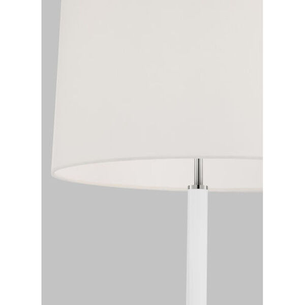 Monroe Polished Nickel LED Floor Lamp, image 3