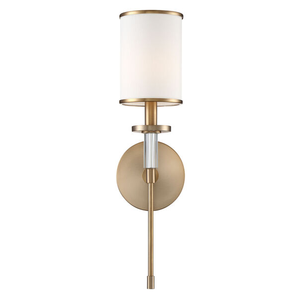 Hatfield Aged Brass One-Light Wall Sconce, image 1