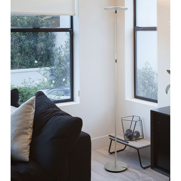 Sky Flux Silver Integrated LED Floor Lamp, image 6