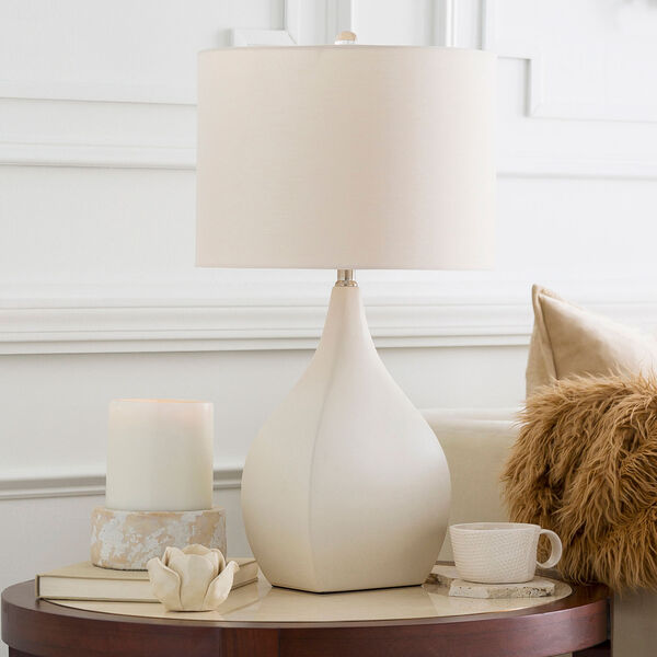 Hinton Cream One-Light Table Lamp, image 3