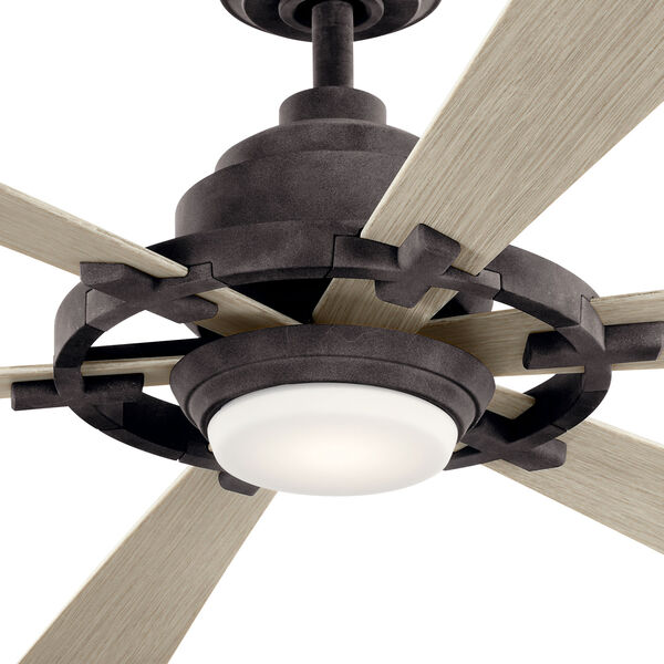 Gentry Lite Weathered Zinc 52-Inch Integrated LED Ceiling Fan, image 4
