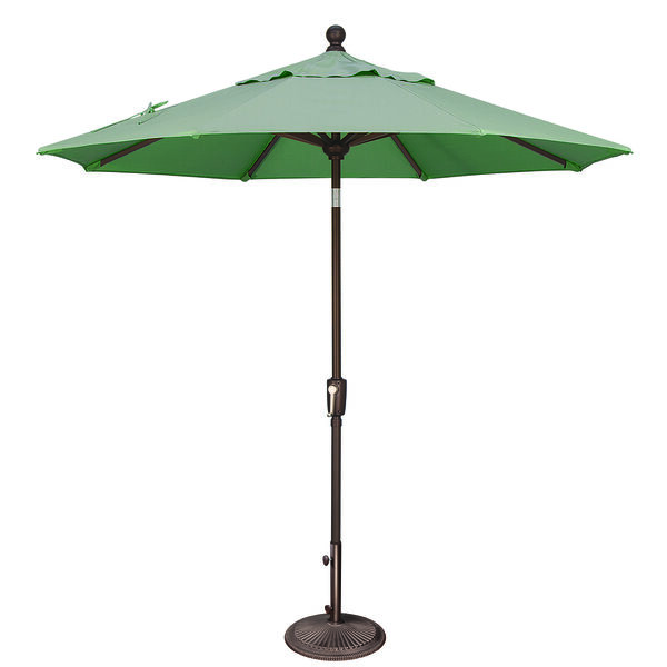 Catalina 7 Foot Octagon Market Umbrella in Spa Sunbrella, image 1