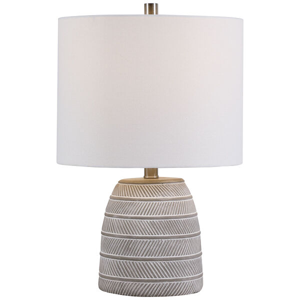 Linden Gray 20-Inch One-Light Table Lamp, image 1