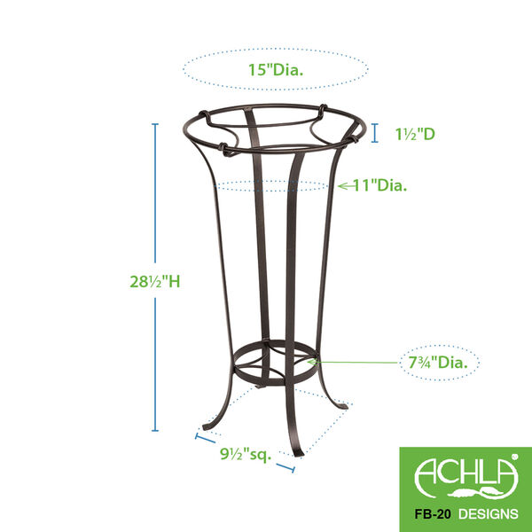 Wrought Iron Tulip Plant Stand, image 3