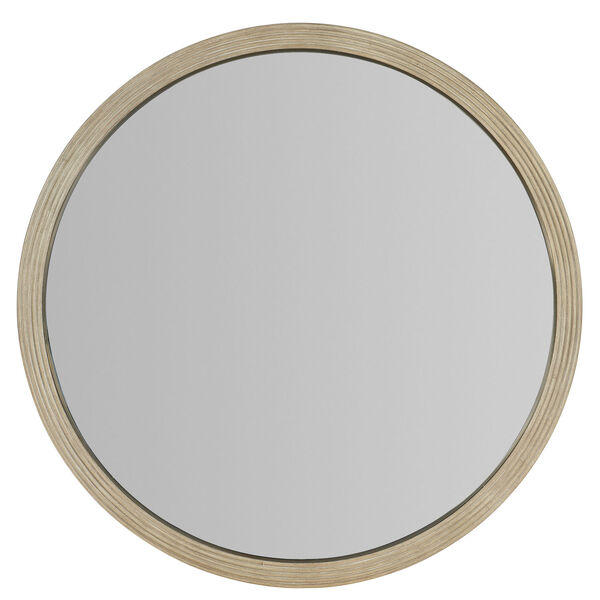 Cascade Taupe Round Mirror, image 2