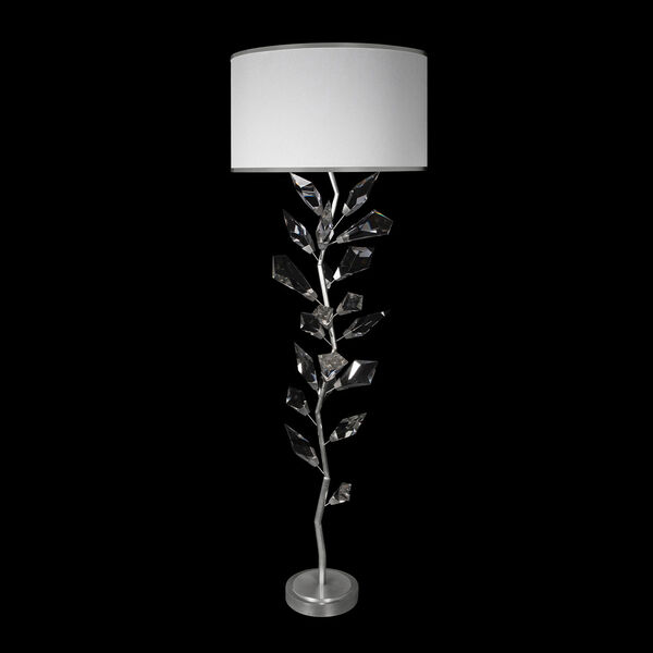Foret Silver White Three-Light Floor Lamp, image 1