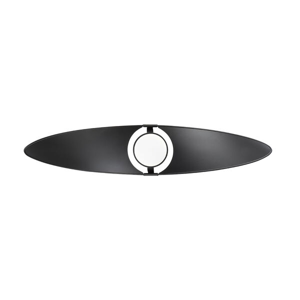 Tango Black LED Ceiling Fan with Black Blades, image 3