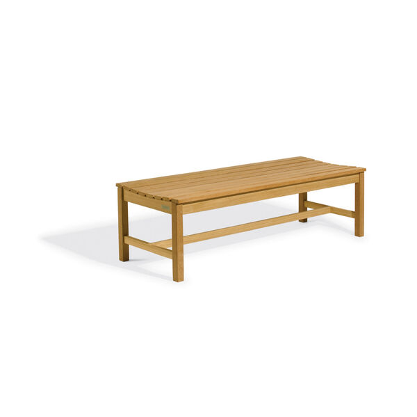Oxford Natural Outdoor Backless Bench, image 1