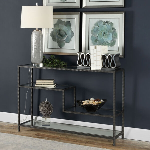 Leo Industrial Console Table, image 4