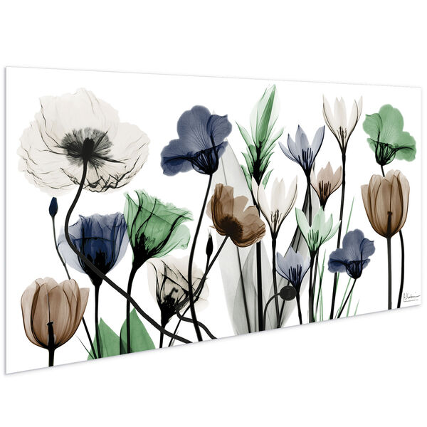 Floral Landscape Frameless Free Floating Tempered Glass Graphic Wall Art, image 3