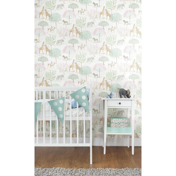 A Perfect World Pastel On The Savanna Wallpaper - SAMPLE SWATCH ONLY, image 5