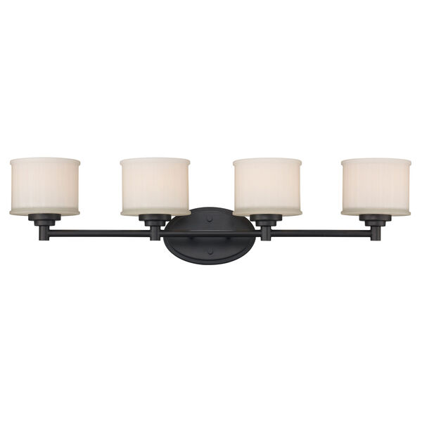Cahill Oil Rubbed Bronze Four-Light Bath Vanity, image 1