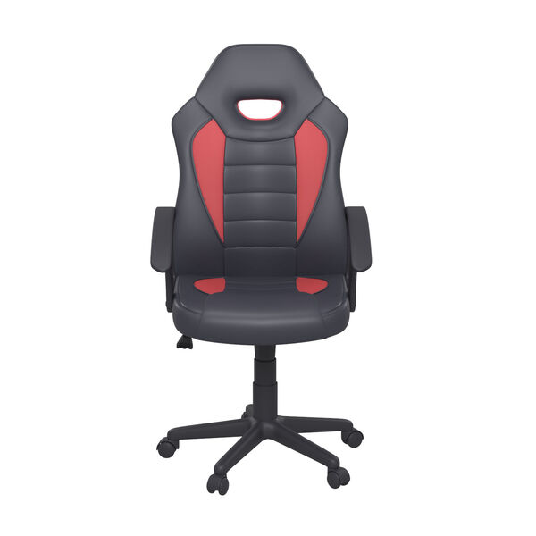 Hendricks Red Gaming Office Chair with Vegan Leather, image 1