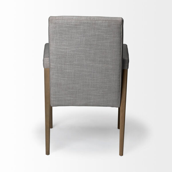 Palisades Gray and Brown Dining Arm Chair, image 5