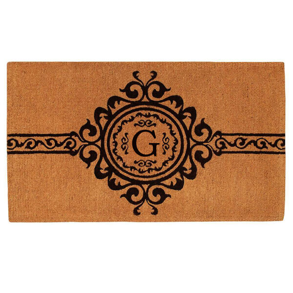 Garbo 3 Ft. x 6 Ft. Monogram Doormat, image 1
