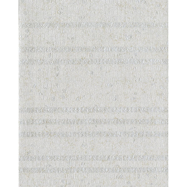 Candice Olson Terrain White and Off White Pearla Wallpaper - SAMPLE SWATCH ONLY, image 1