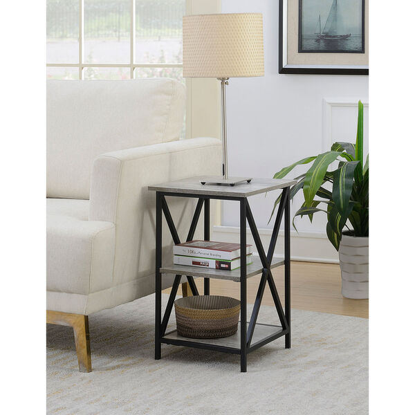 Tucson 3 Tier End Table in Faux Birch, image 1