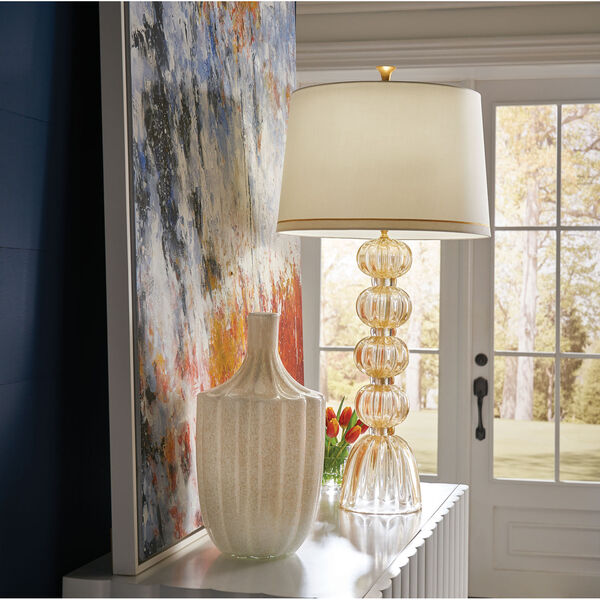Grand Salon Gold Flecked and Clear Table Lamp, image 5