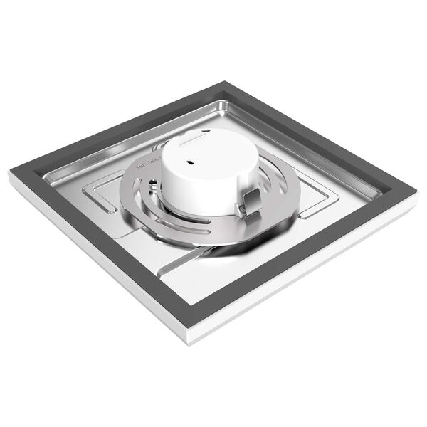 Blink Pro White Seven-Inch Integrated LED Square Flush Mount, image 2