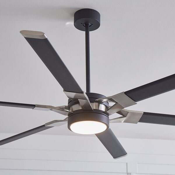 Loft Midnight Black 62-Inch LED Indoor Outdoor Ceiling Fan, image 6