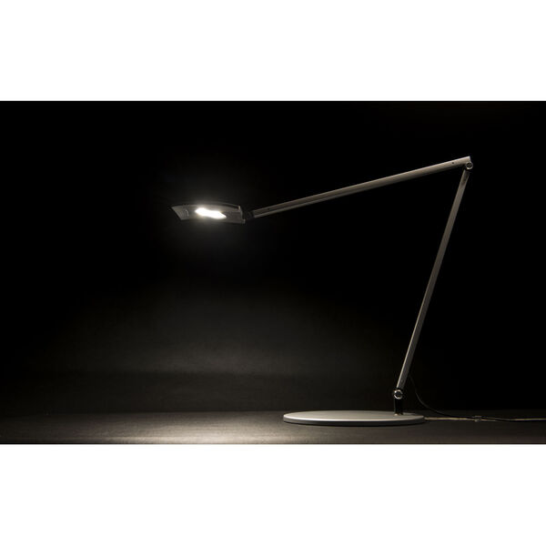 Mosso Silver LED Pro Desk Lamp with Two-Piece Clamp, image 2