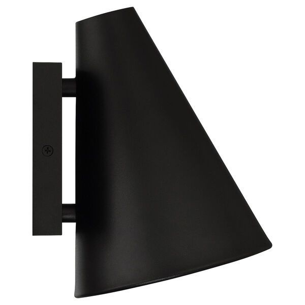 Solano Black Outdoor Intergrated LED Wall Mount, image 3
