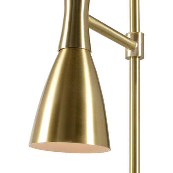 Antique Brass Two-Light Sterling Desk Lamp, image 2