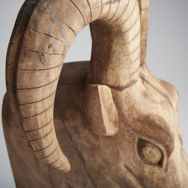 Natural Ibex Sculpture, image 2