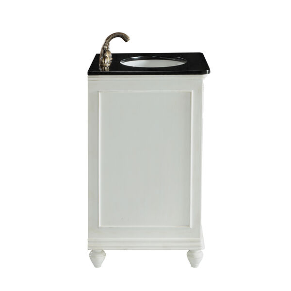 Otto Antique Frosted White Vanity Washstand, image 3