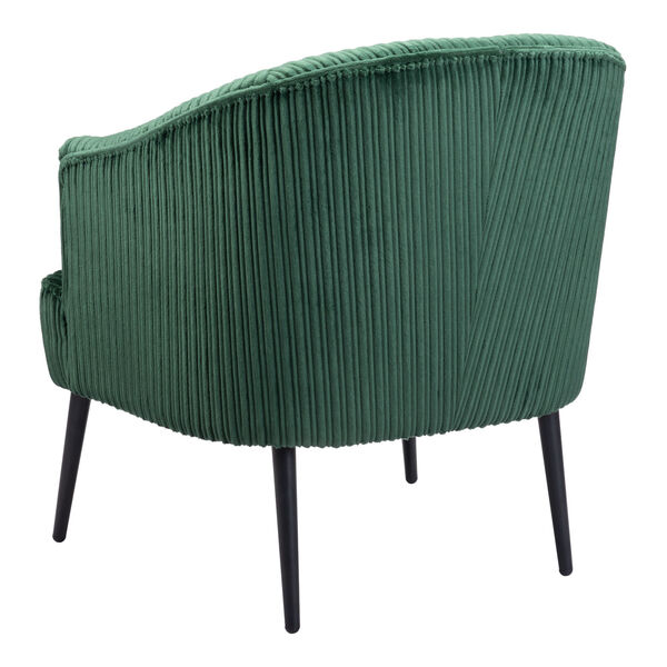 Ranier Green and Matte Black Accent Chair, image 5