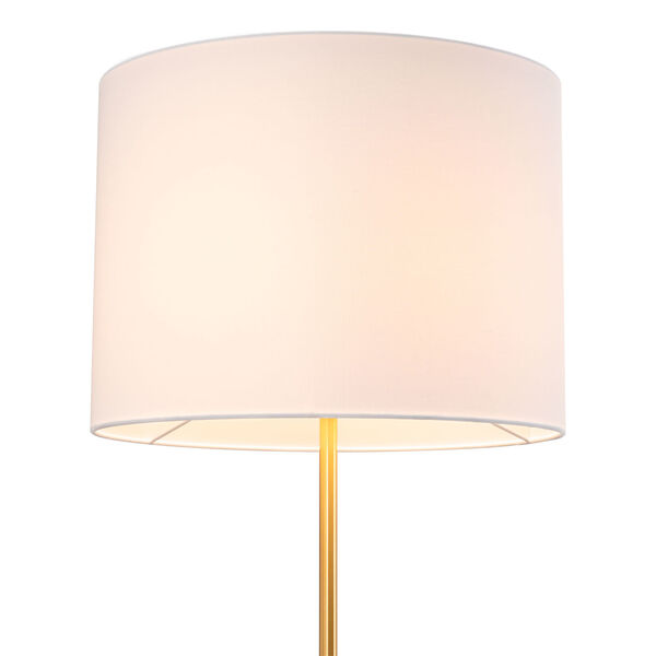 Titan White and Gold One-Light Floor Lamp, image 5