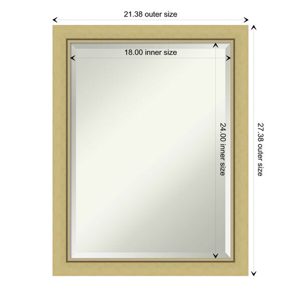 Landon Gold 21W X 27H-Inch Bathroom Vanity Wall Mirror, image 6