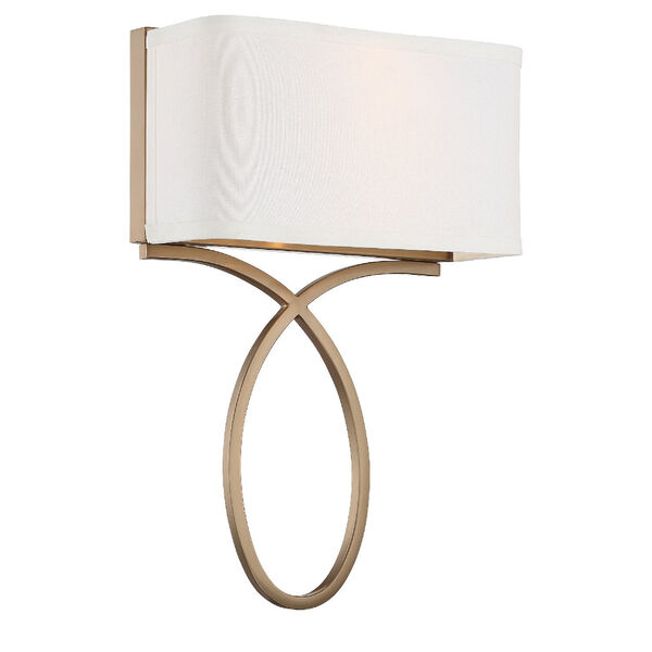 Brinkley Vibrant Gold 10-Inch Two-Light Wall Sconce, image 2