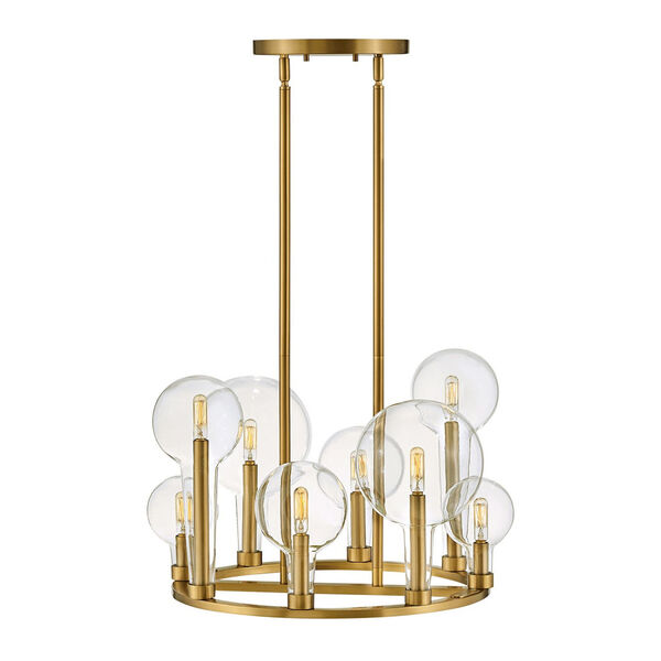 Alchemy Lacquered Brass Chandelier, image 1