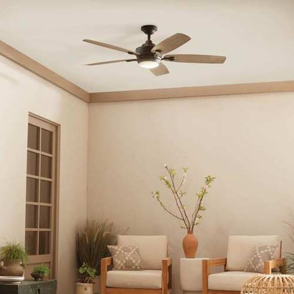 Tranquil Olde Bronze LED 56-Inch Steel Ceiling Fan, image 2