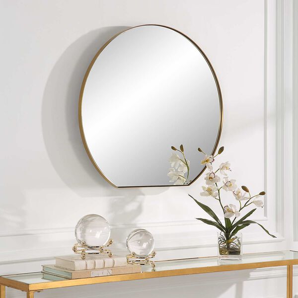 Cabell Brass Small Mirror, image 1