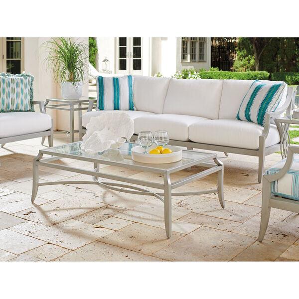 Silver Sands Soft Gray Rectangular Cocktail Table, image 2