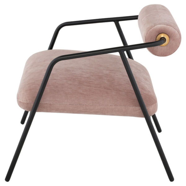 Cyrus Blush and Black Occasional Chair, image 3